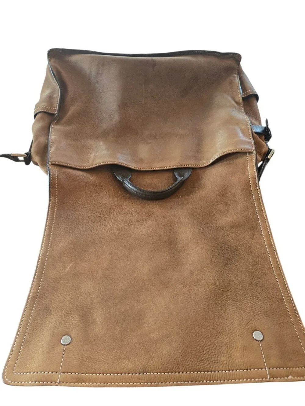 Coach Vintage Brown Leather Messenger Bag Briefcase